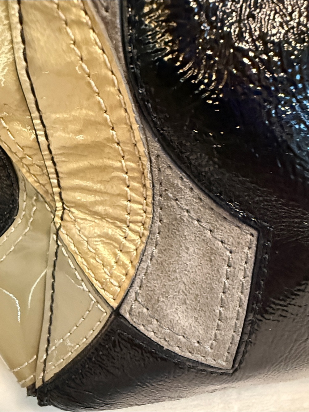 Coach Peyton Inlaid C Tote - Picture 5 of 11
